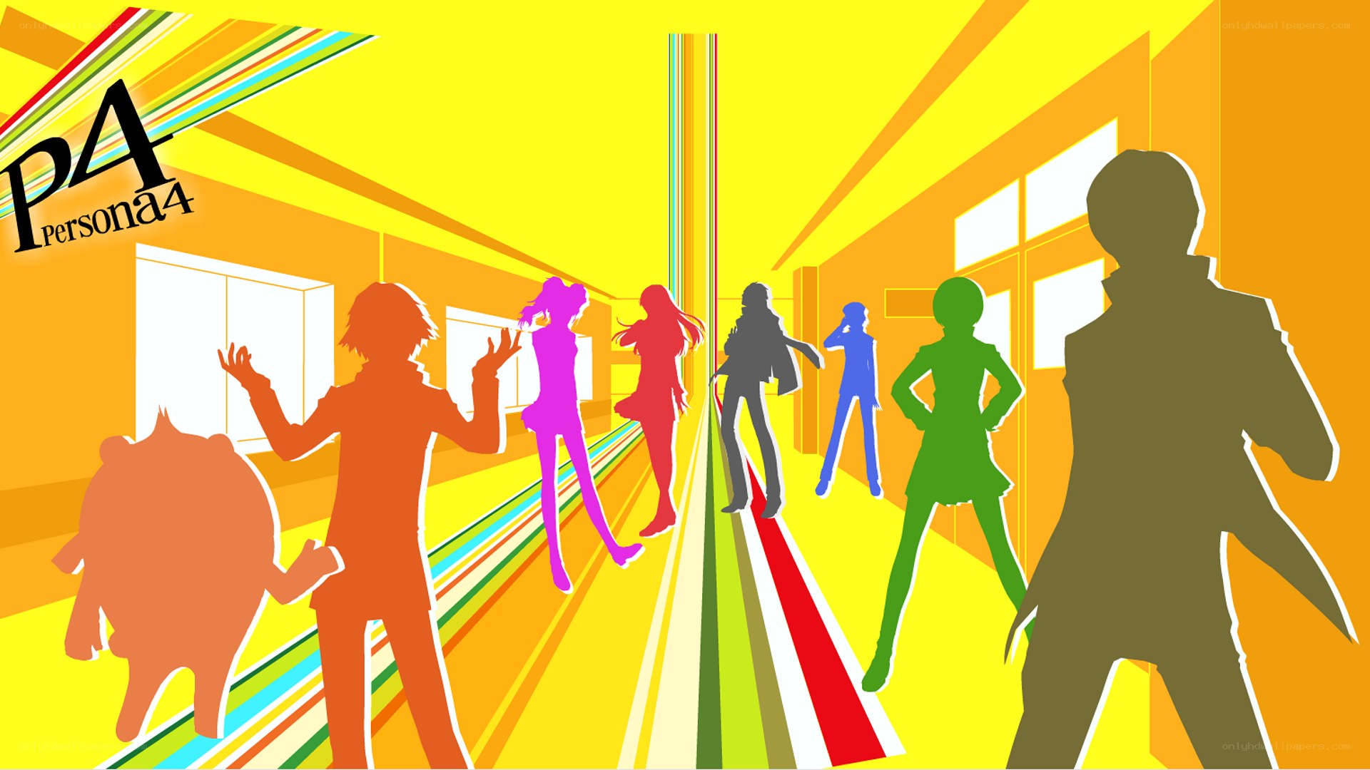Persona 4 silhouettes