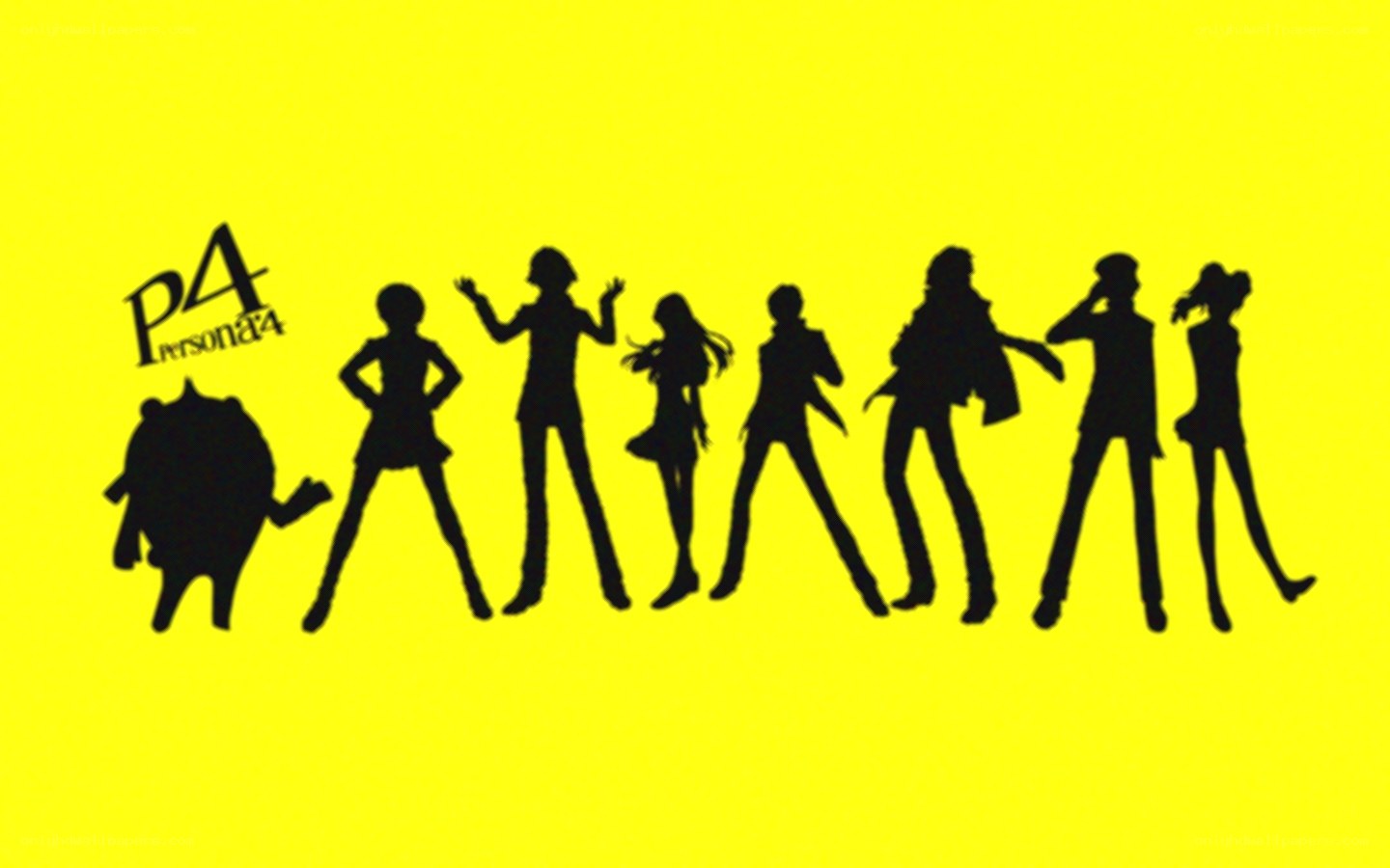 Persona 4 silhouettes