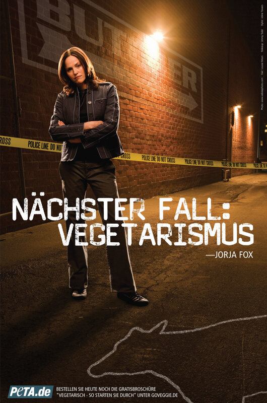 PETA Ad with Jorja Fox