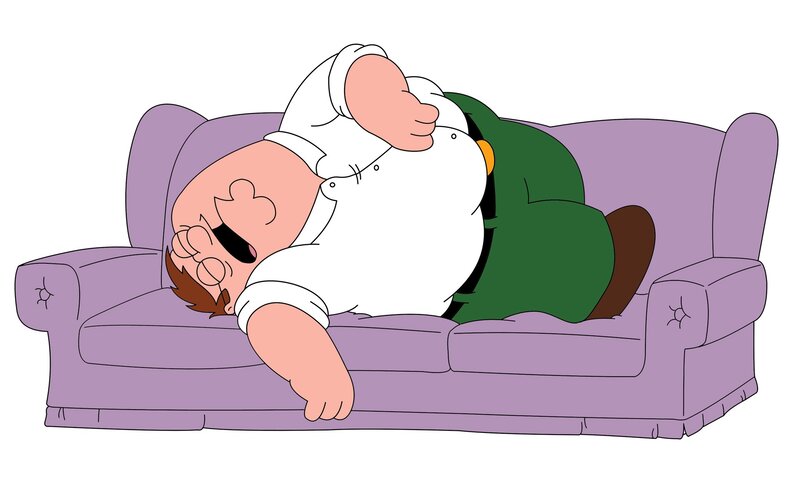 Peter Griffin Sleeping