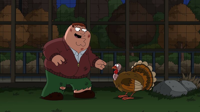 Peter Griffin with Turkey