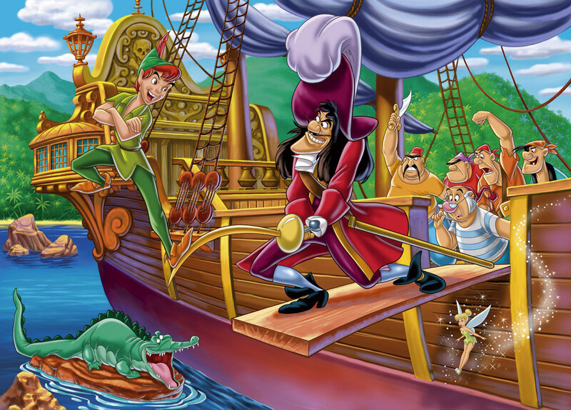 Peter Pan on a Pirate Ship