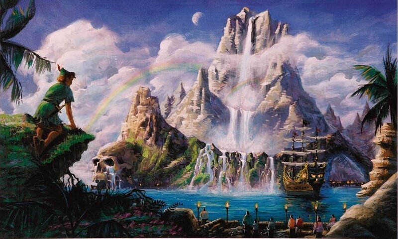 Peter Pan on Cliff