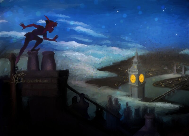 Peter Pan on Rooftop