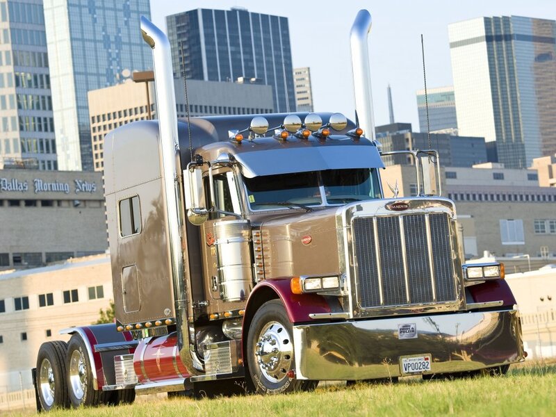 Peterbilt Truck in City