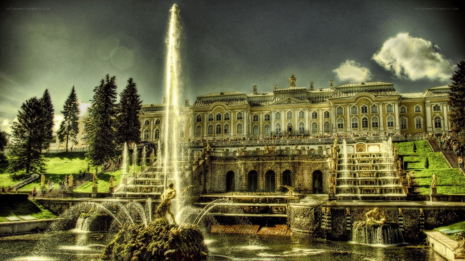 Peterhof Palace fountain
