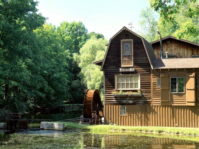Peterson Mill by a river