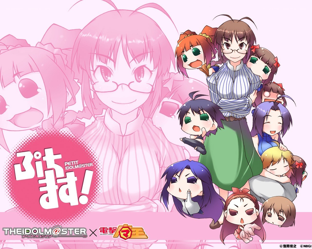 Petit Idolm@ster characters