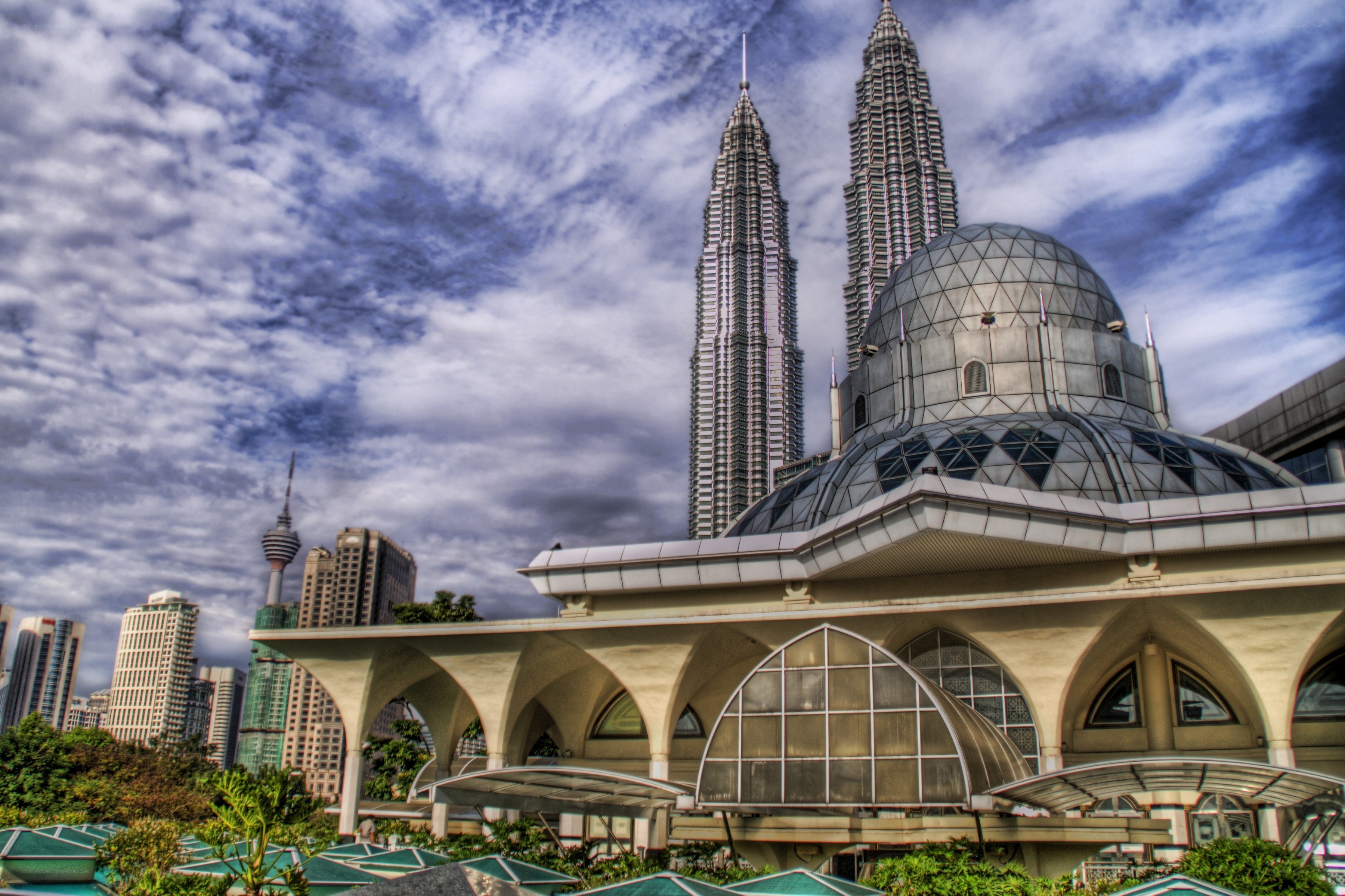 Petronas Towers and mosque