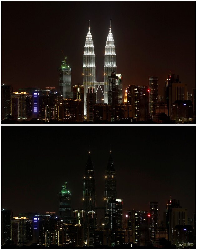 Petronas Towers at night