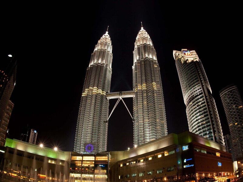 Petronas Towers at night