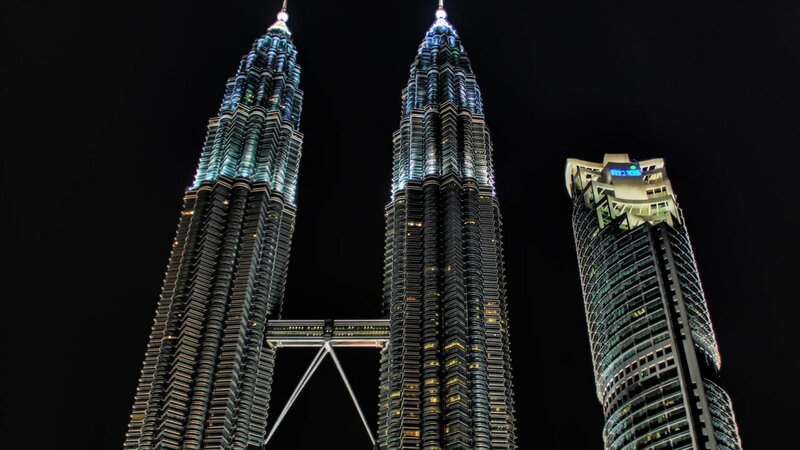 Petronas Towers at night