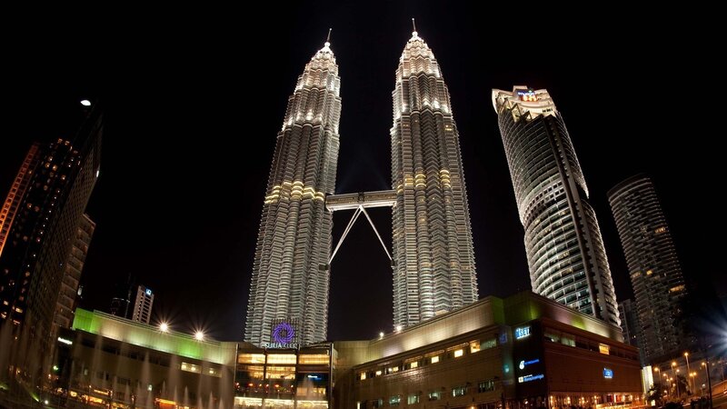 Petronas Towers at night