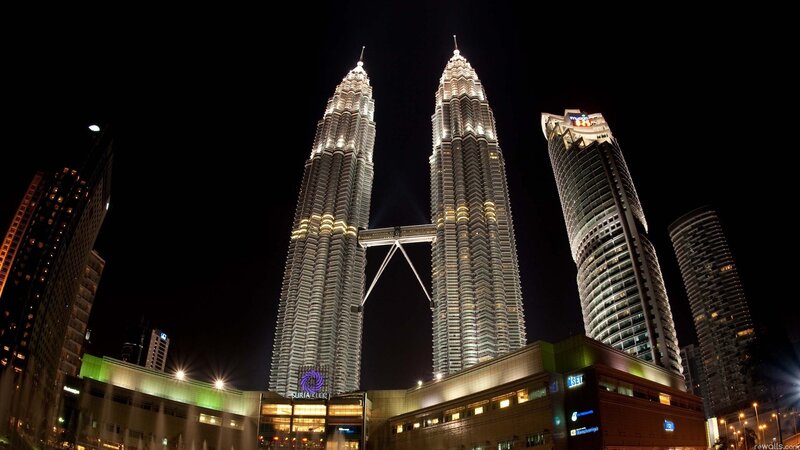 Petronas Towers at night