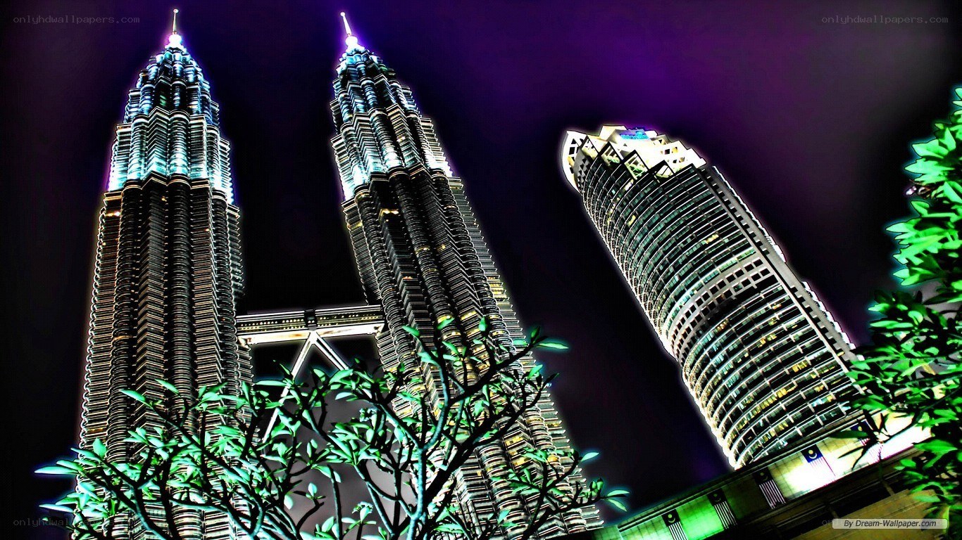 Petronas Towers at night