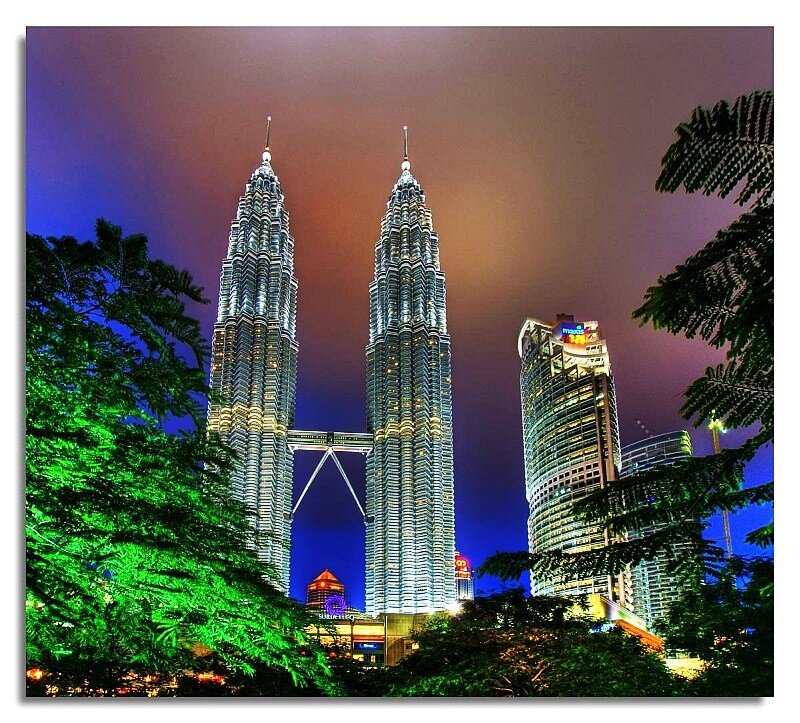 Petronas Towers at night
