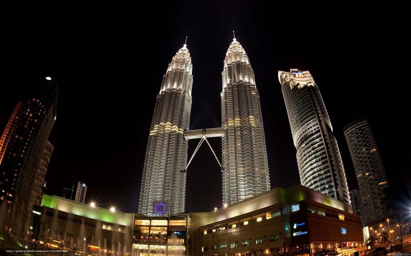 Petronas Towers at night