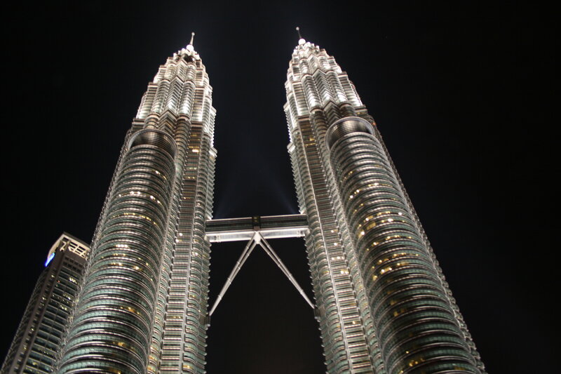 Petronas Twin Towers at night