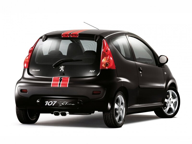 Peugeot 107 GT Line rear view