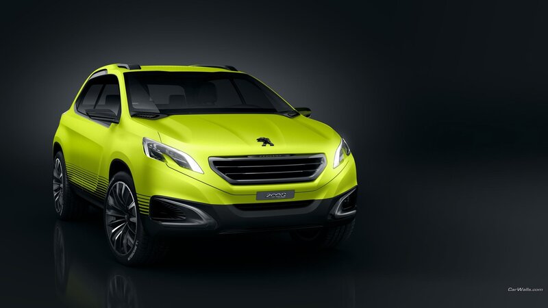 Peugeot 2008 Concept Car — Lime Green