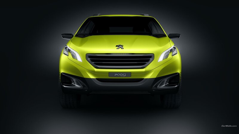 Peugeot 2008 Concept Car — Yellow