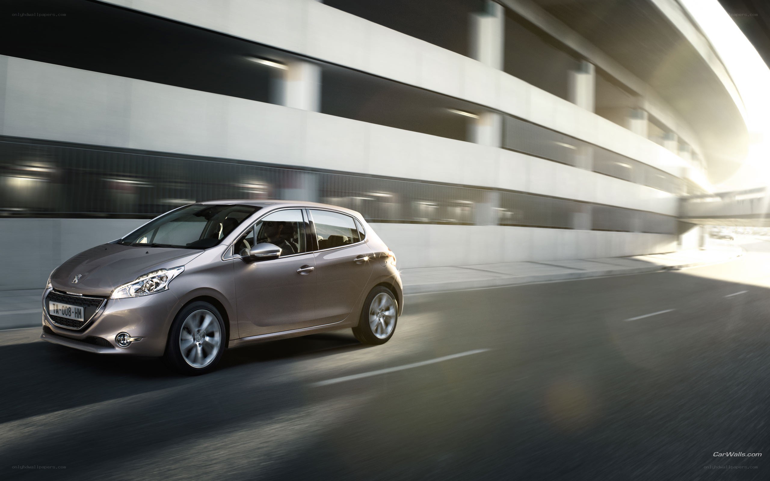 Peugeot 208 in motion