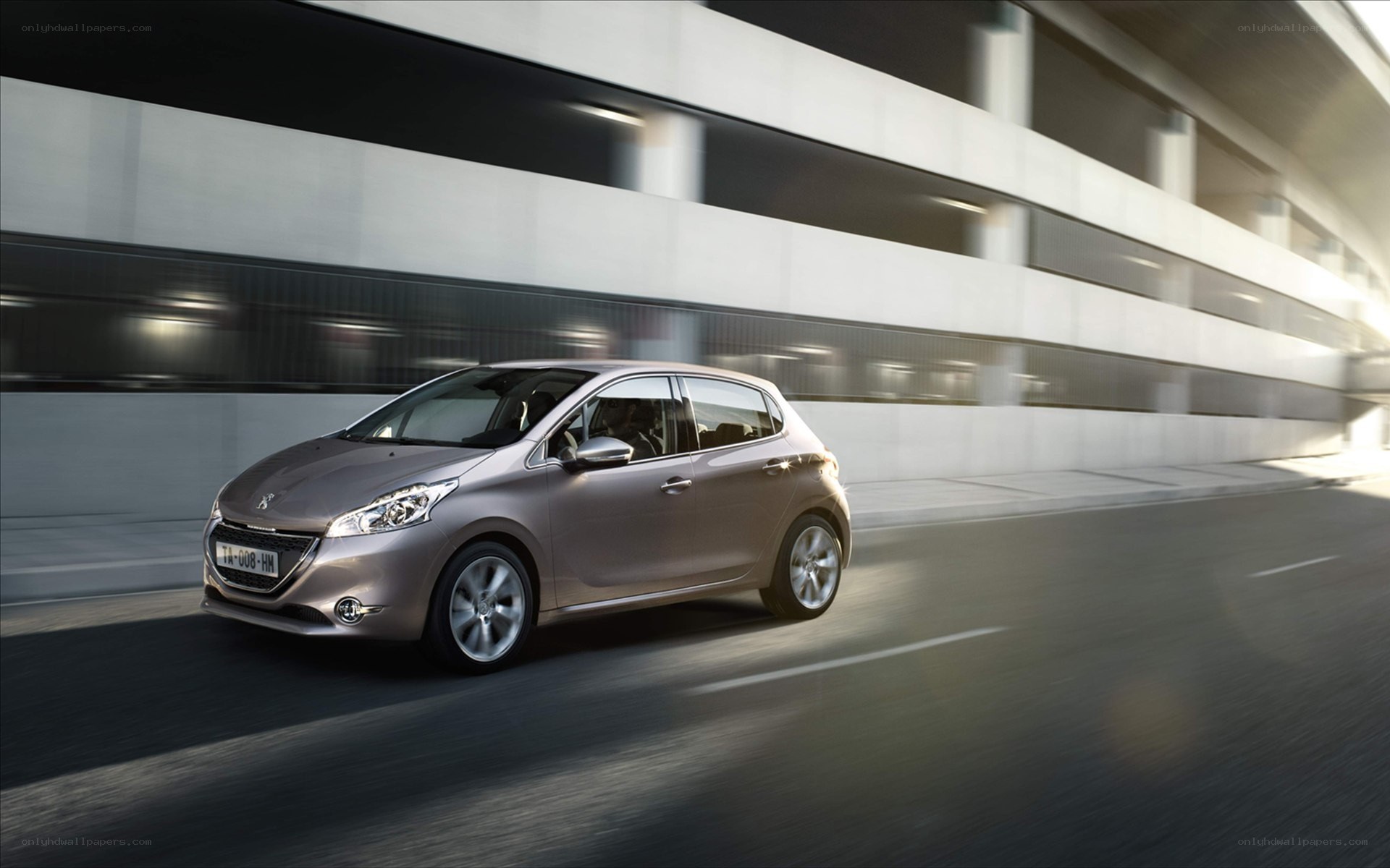 Peugeot 208 in motion