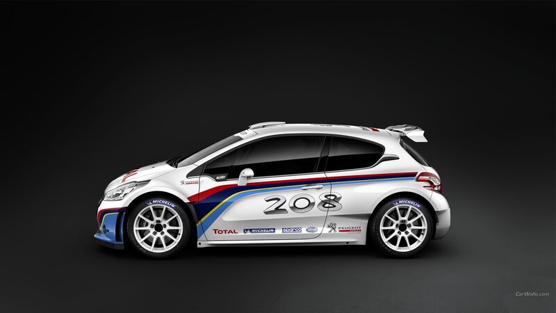Peugeot 208 rally car