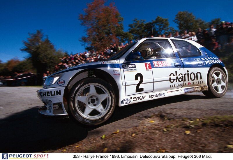 Peugeot 306 Maxi rally car
