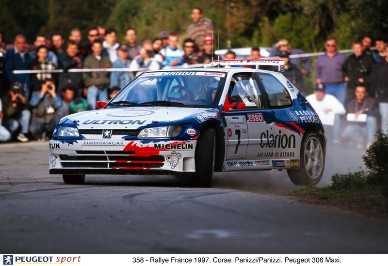 Peugeot 306 Maxi rally car