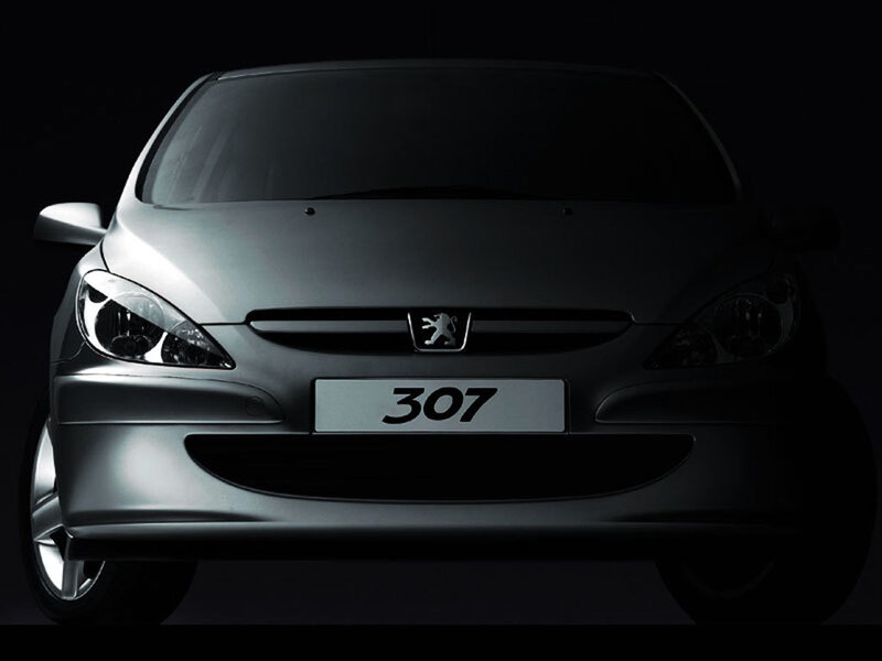 Peugeot 307 front view