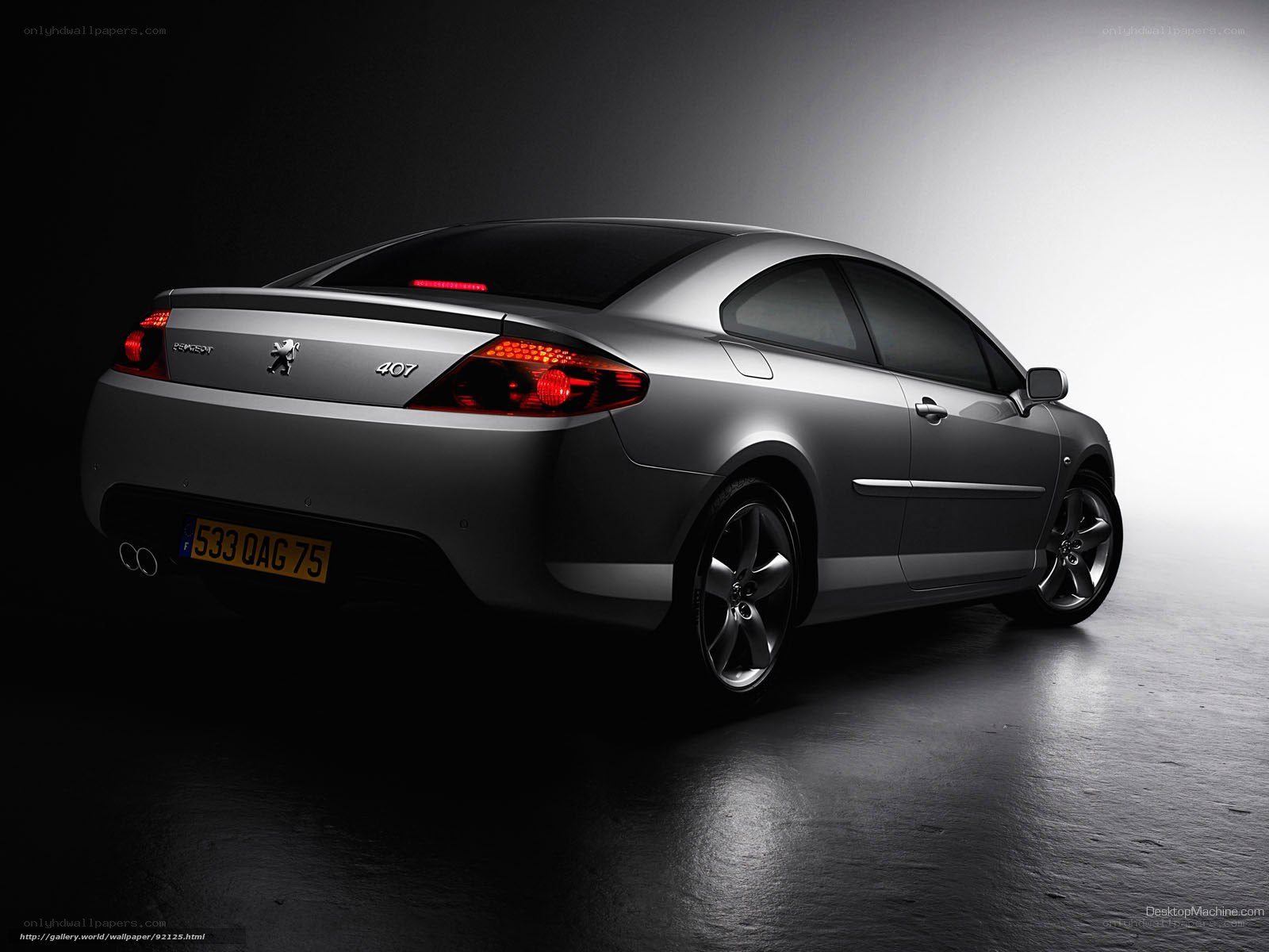 Peugeot 407 Coupe rear view
