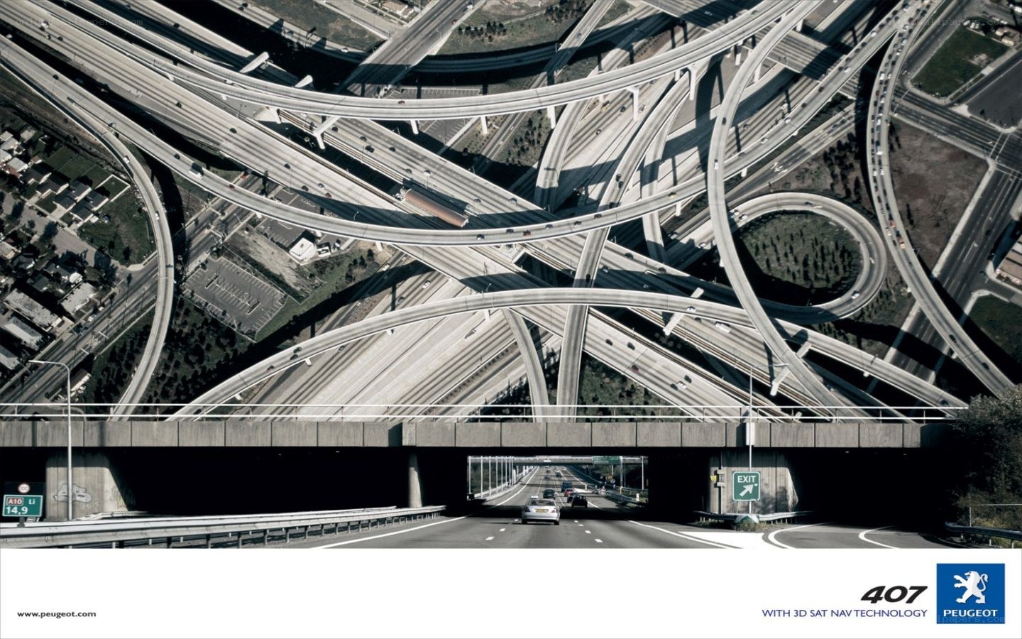 Peugeot 407 highway ad