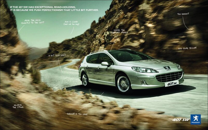Peugeot 407 SW ad