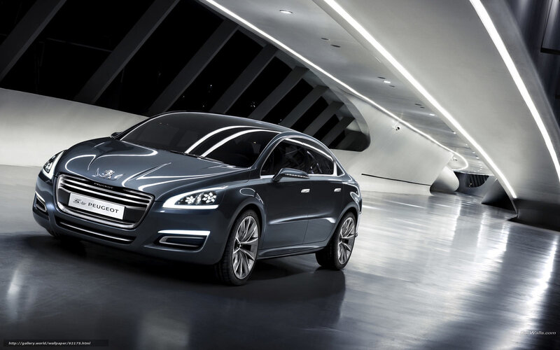 Peugeot 508 Concept Car — Gray, Dramatic