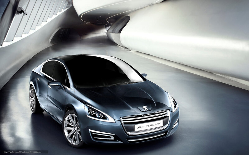 Peugeot 508 Concept Car — Gray, Modern