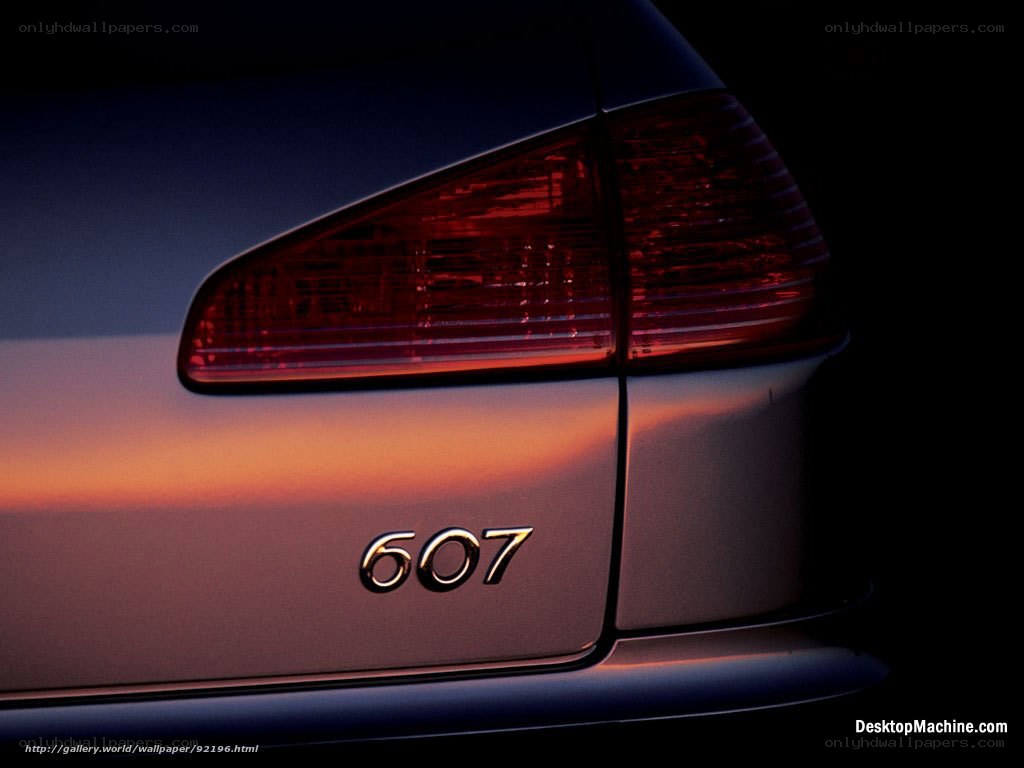 Peugeot 607 rear view