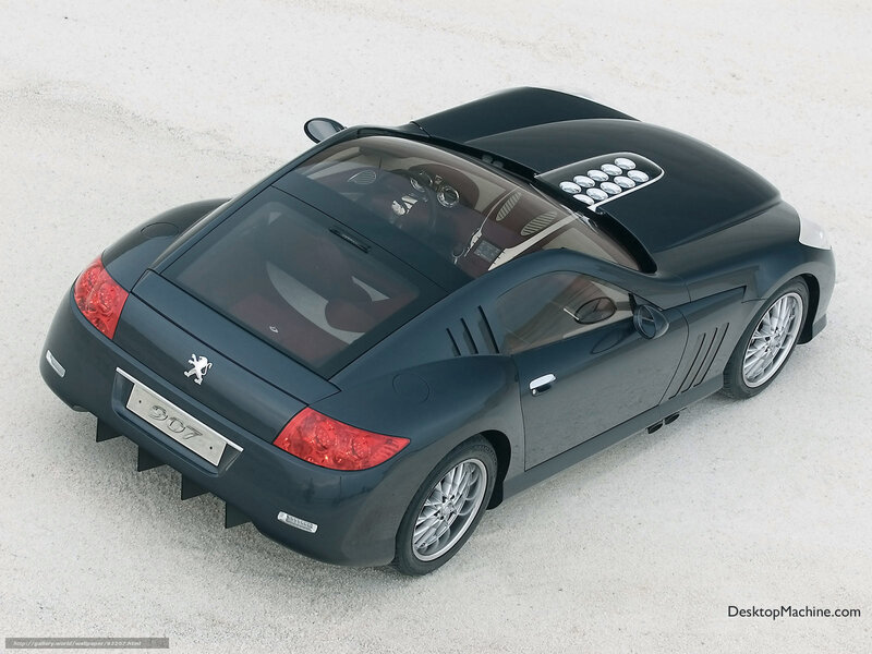 Peugeot 907 Concept Car — Black, Neutral