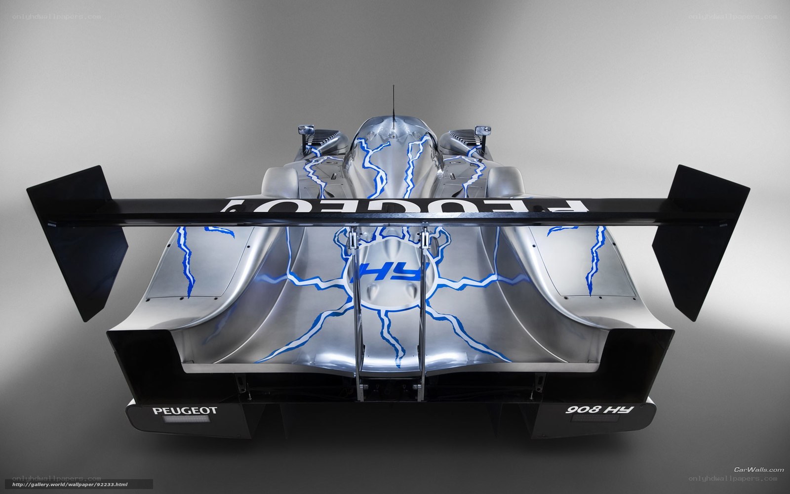 Peugeot 908 HY race car