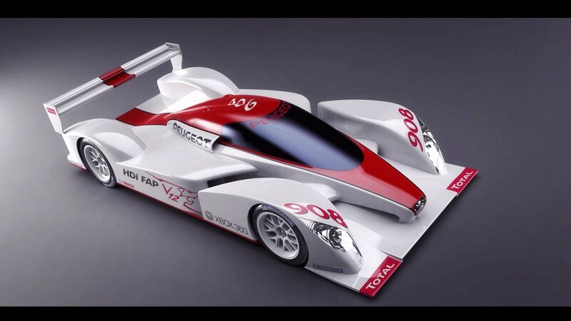 Peugeot 908 race car