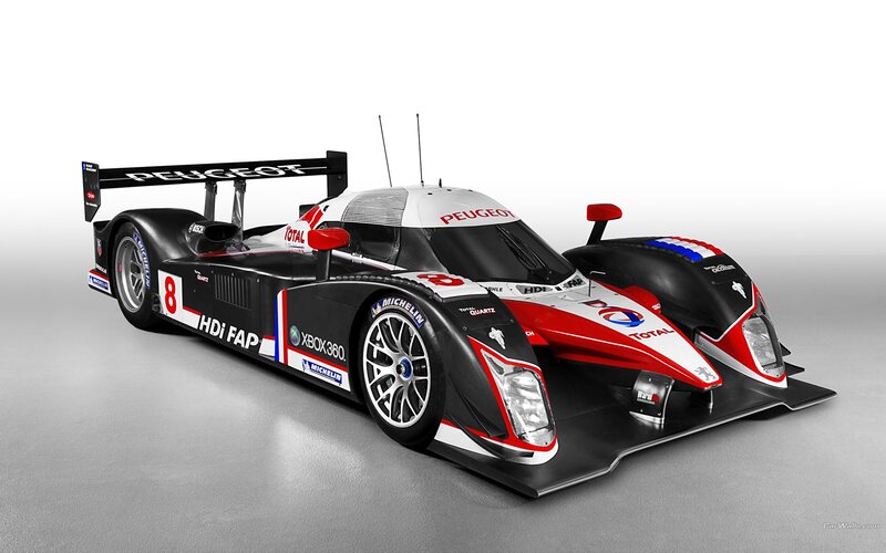 Peugeot 908 race car