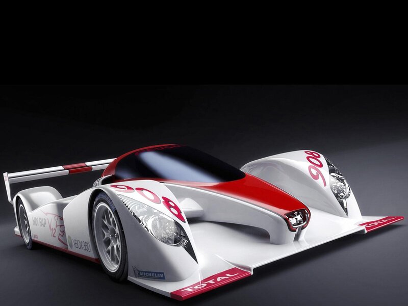 Peugeot 908 race car
