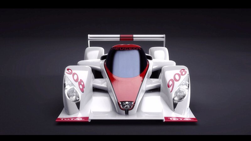 Peugeot 908 race car