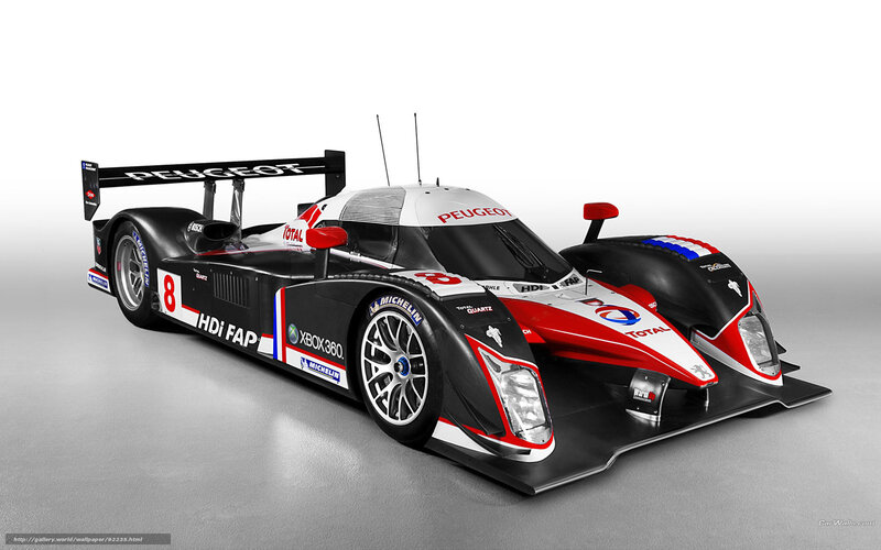 Peugeot 908 race car