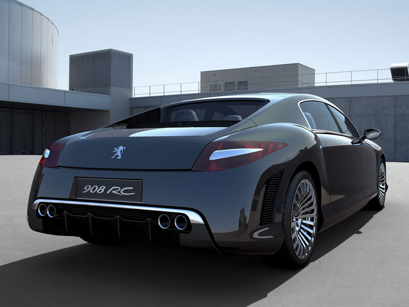 Peugeot 908 RC Concept Car — Black