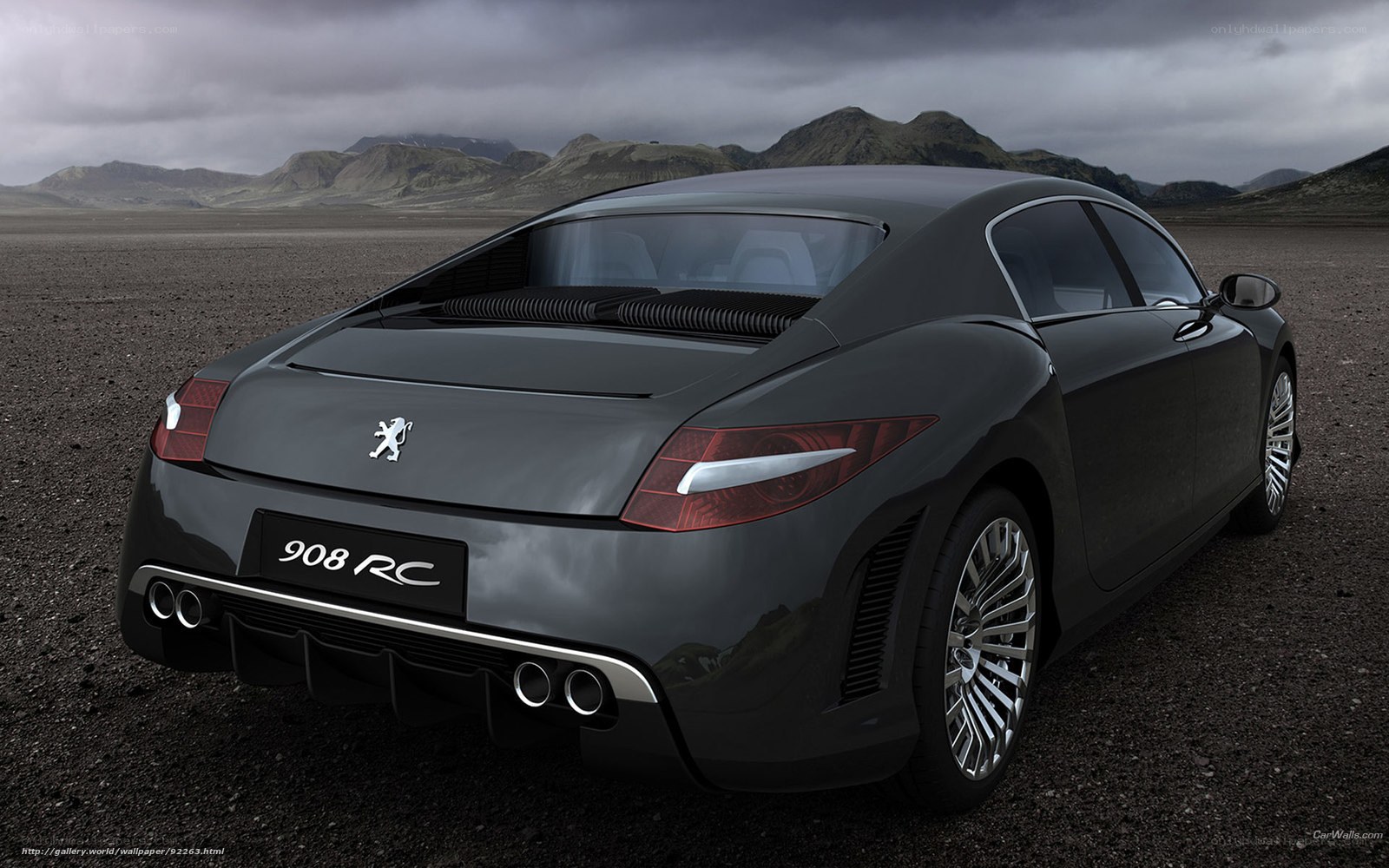 Peugeot 908 RC concept car