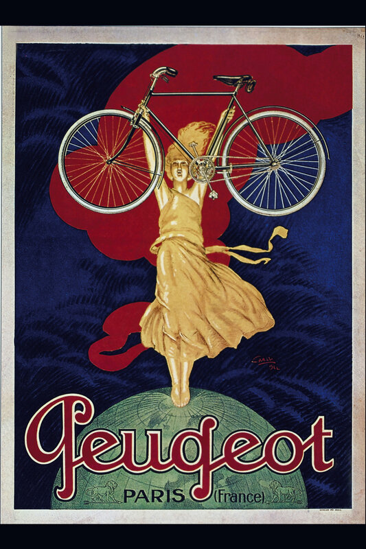 Peugeot bicycle advertisement