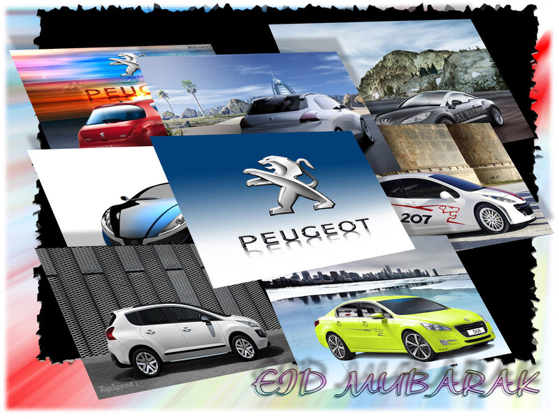 Peugeot Car Collage