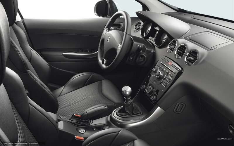 Peugeot car interior dashboard