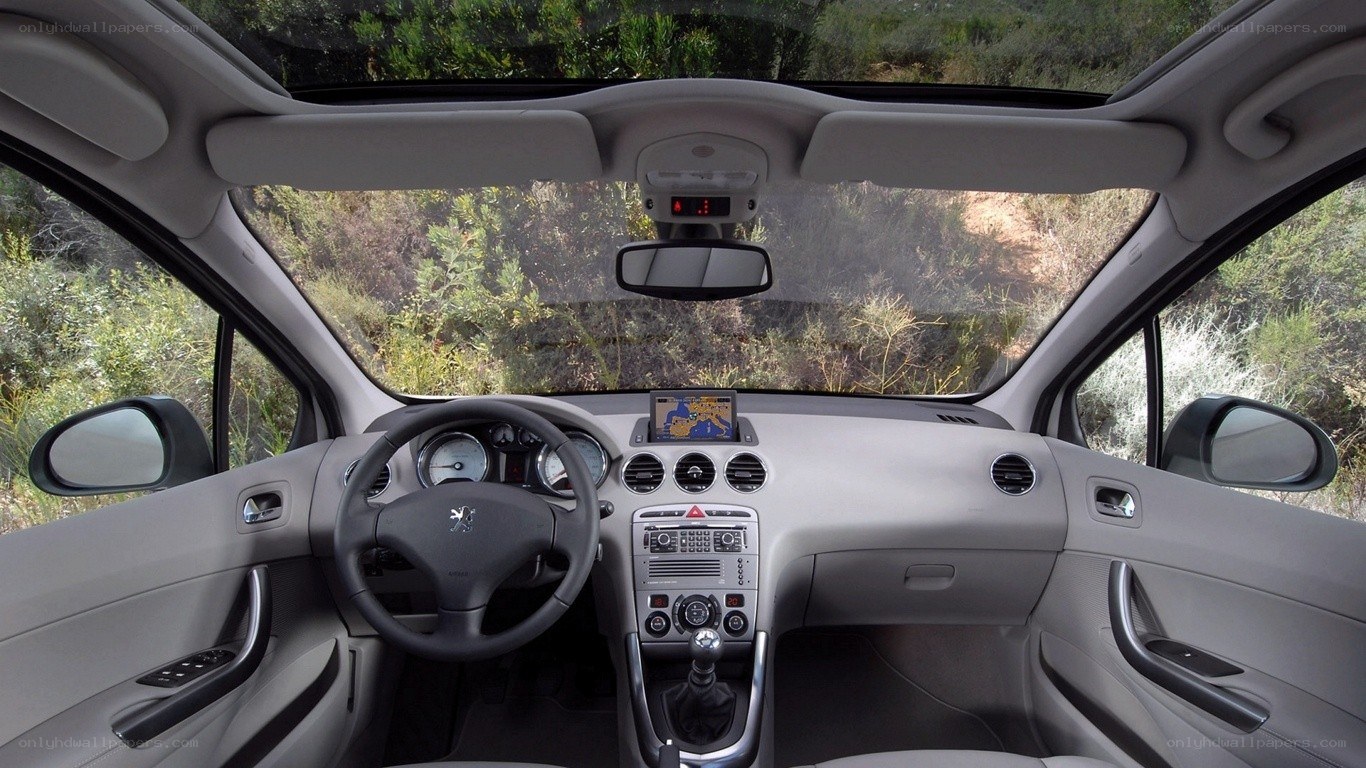Peugeot car interior view